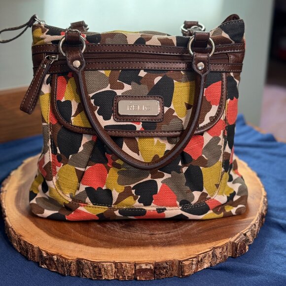 Relic Handbags - Relic by Fossil Carrie Retro Floral Satchel Bag